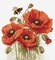 The Splendor of Summer Poppies B7042L Counted Cross-Stitch Kit